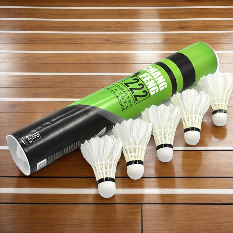 12PC Durable Badminton Shuttle - đánh giá và giá Feather Shuttlecock