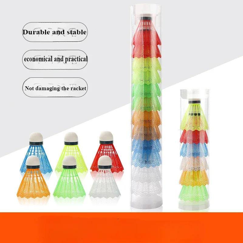 12 Pcs/Set Colorful Shuttlecoc - đánh giá và giá Badminton Shuttlecock