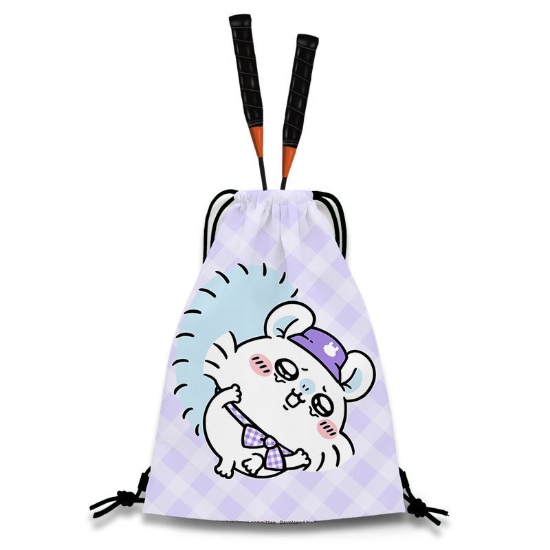 Cartoon Kawaii Drawstring Back - đánh giá và giá Badminton Bag