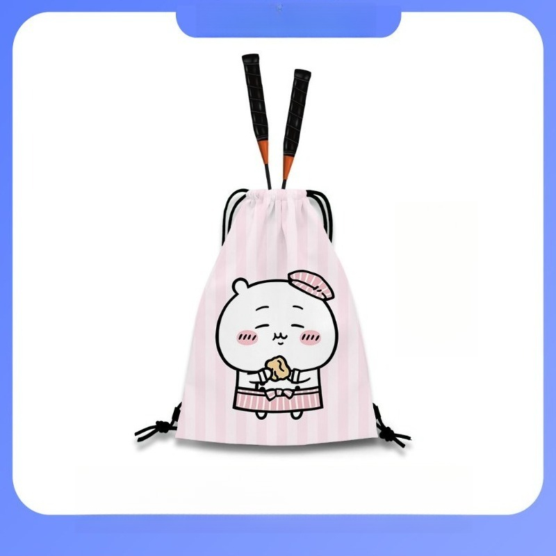 Cartoon Kawaii Drawstring Back - đánh giá và giá Badminton Bag